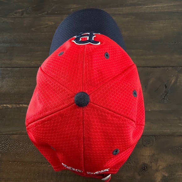 New Era Boston Red Sox Hat Mens OSFM Red Navy 9TWENTY Adjustable MLB Cap - Picture 3 of 12